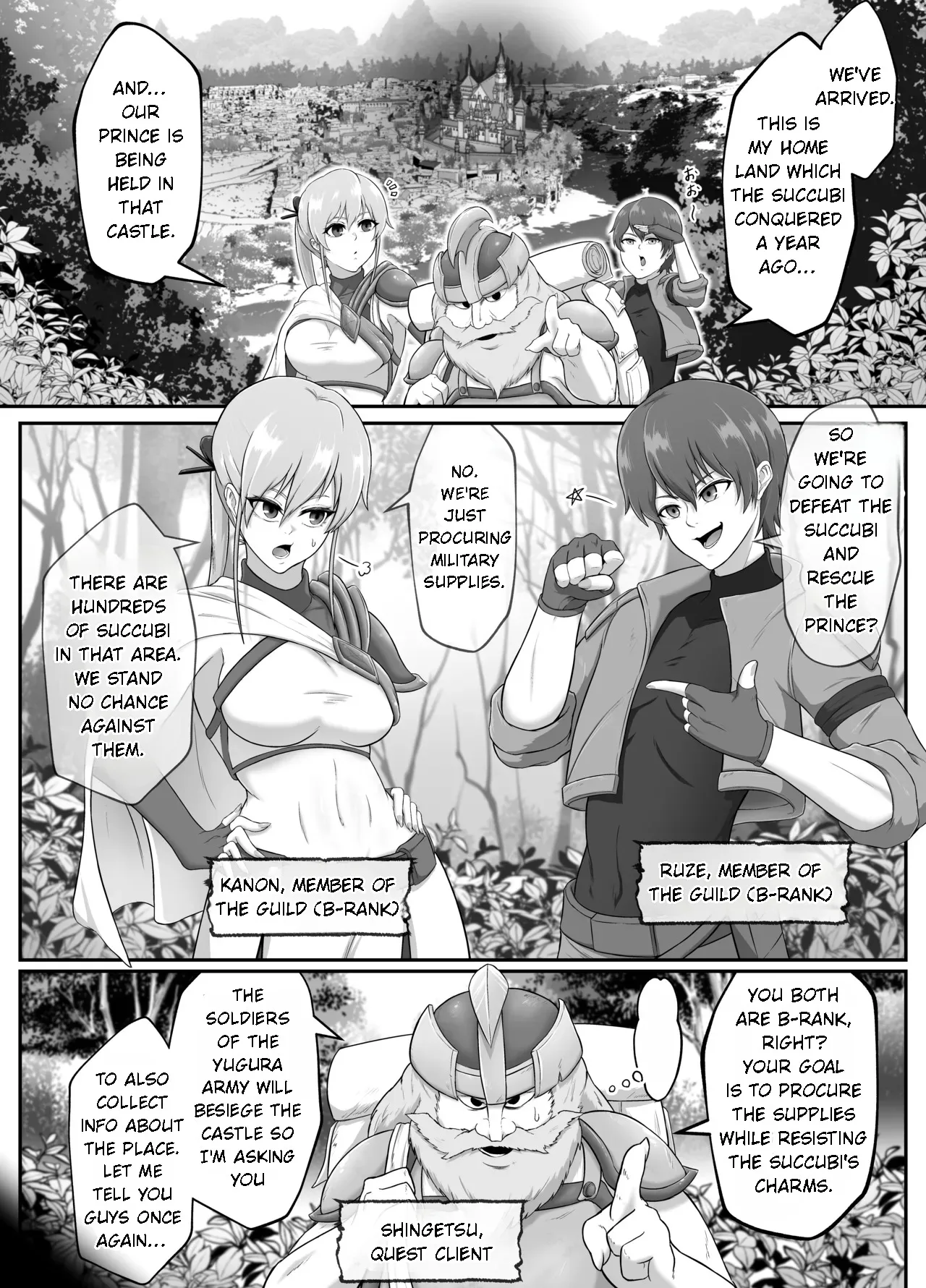 Hentai Manga Comic-Succubus Castle Conquest 1-Read-2
